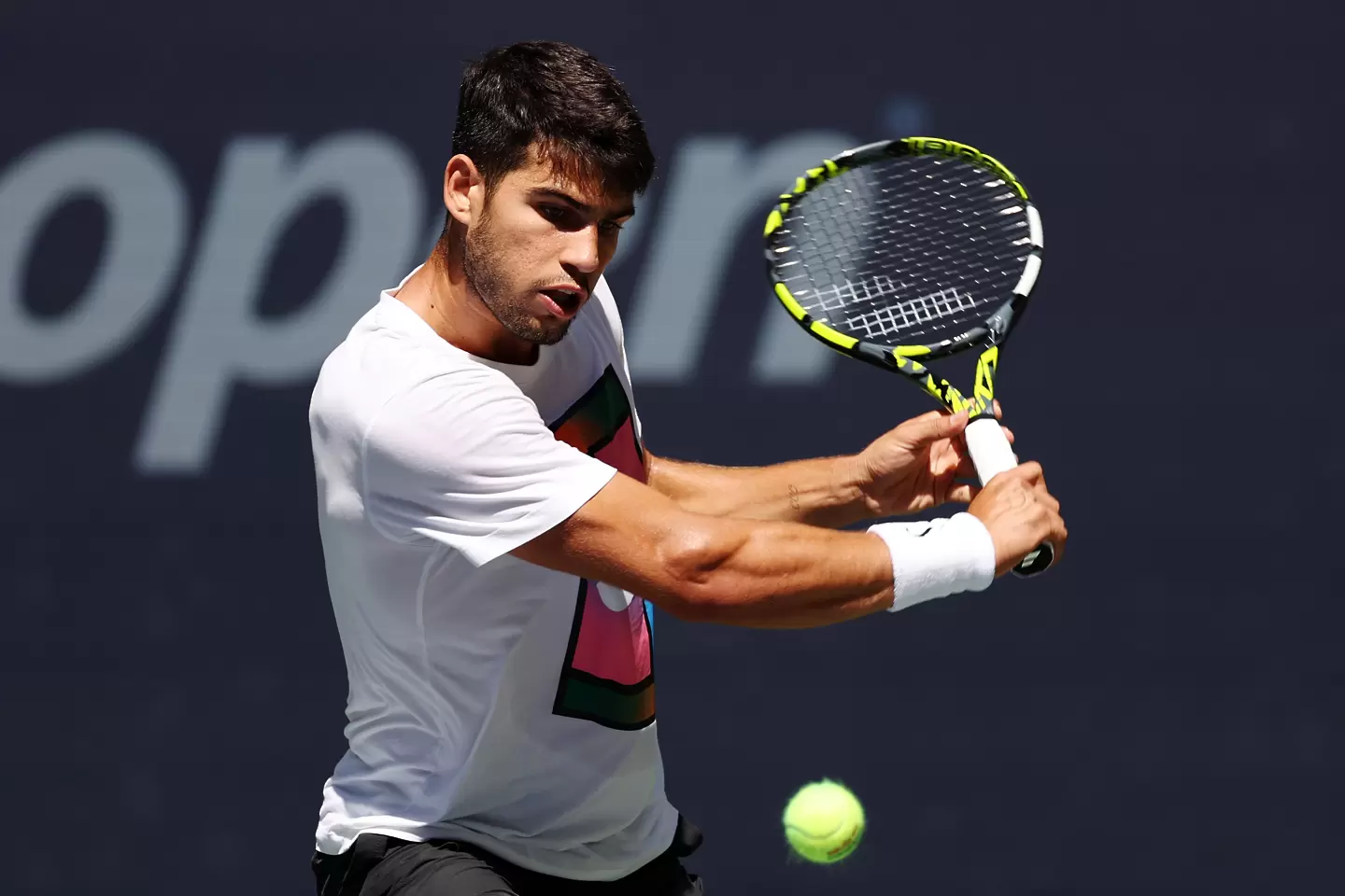 Алкарас притесни феновете си преди началото на US Open / Getty Images