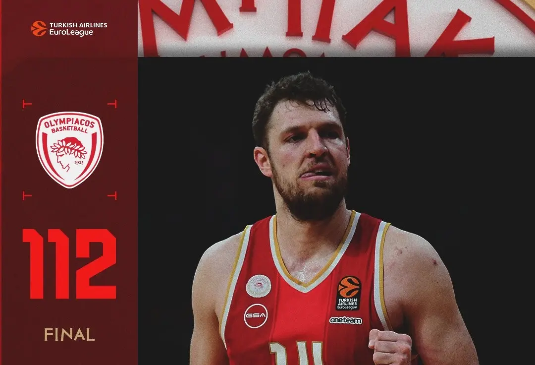 Александър Везенков / x.com/Olympiacos_BC