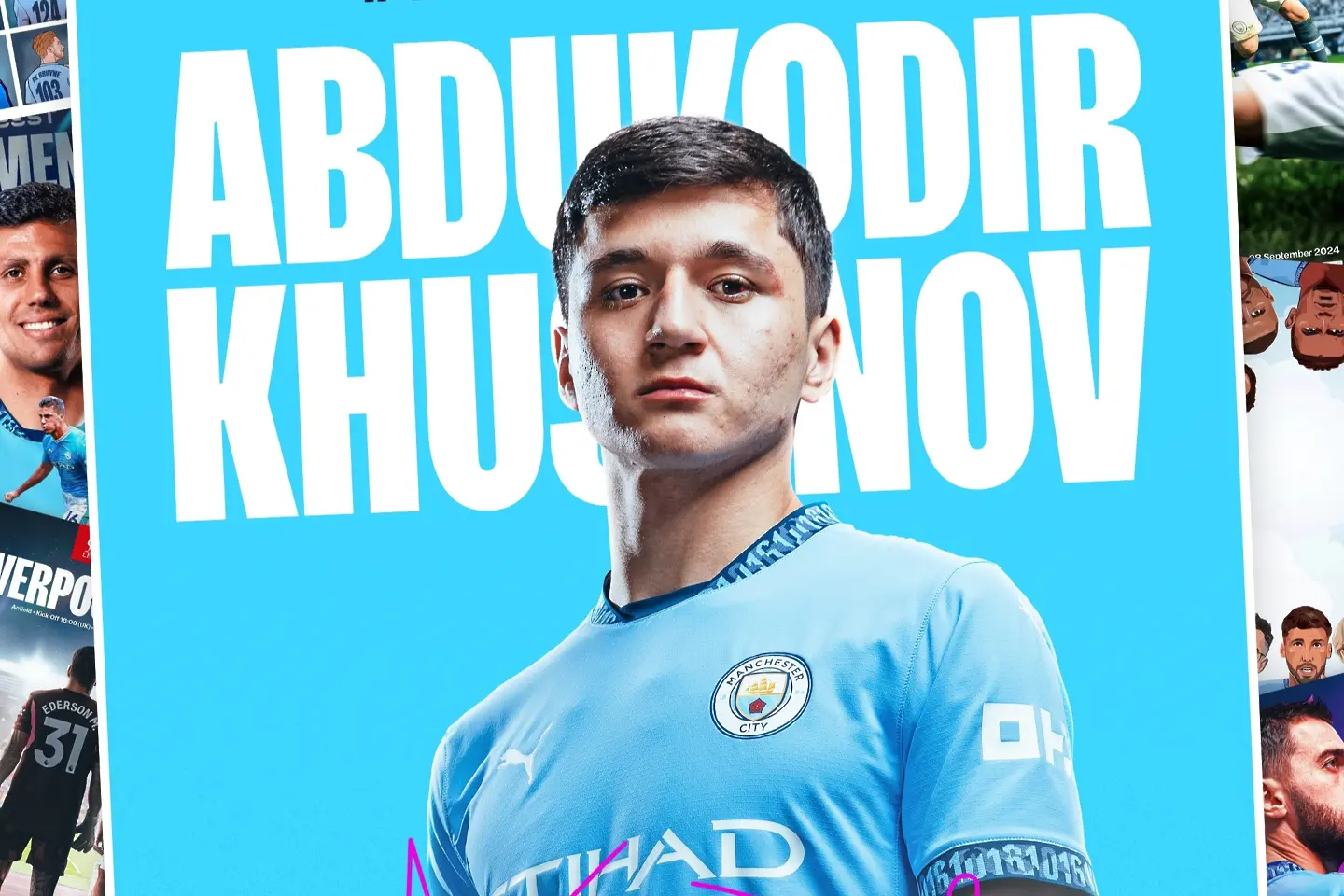 Абдукодир Хусанов / x.com/ManCity
