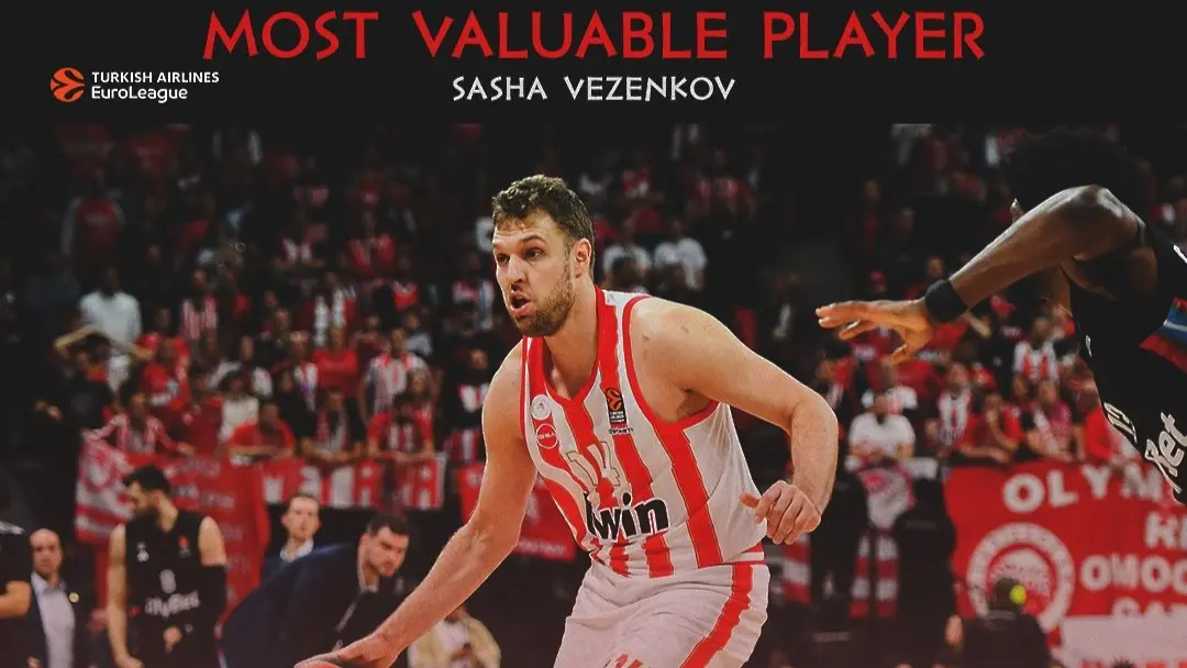 Александър Везенков / x.com/Olympiacos_BC