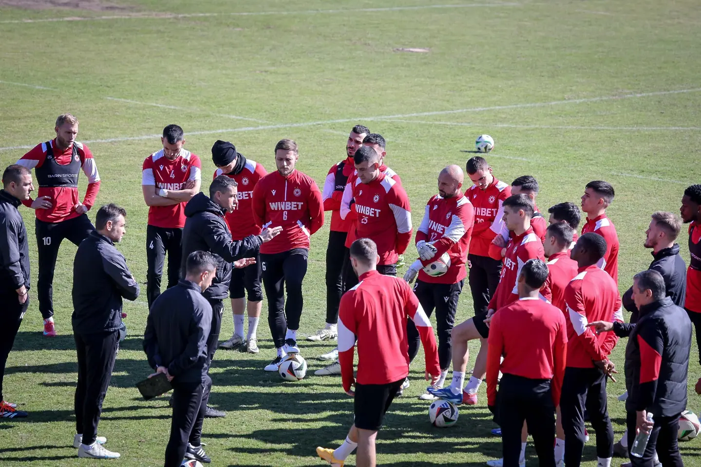 Тренировка на ЦСКА / cska.bg 