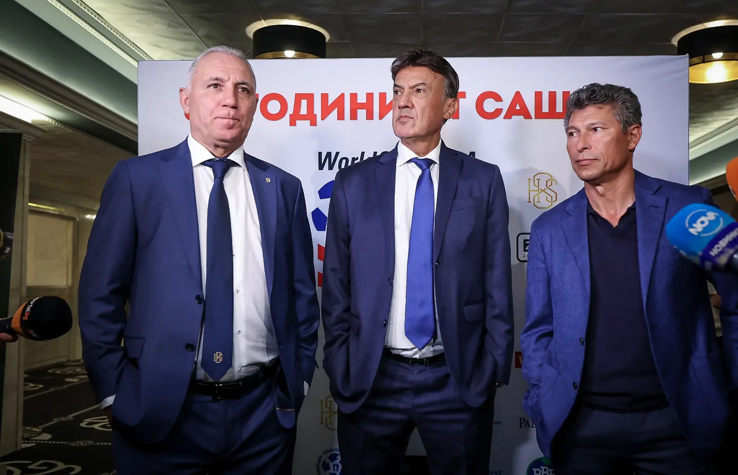 Христо Стоичков, Борислав Михайлов и Красимир Балъков / startphoto.bg