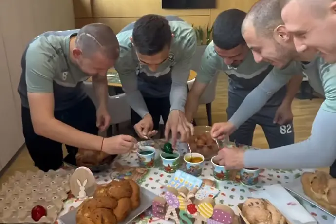 В Лудогорец боядисаха яйцата (ВИДЕО)