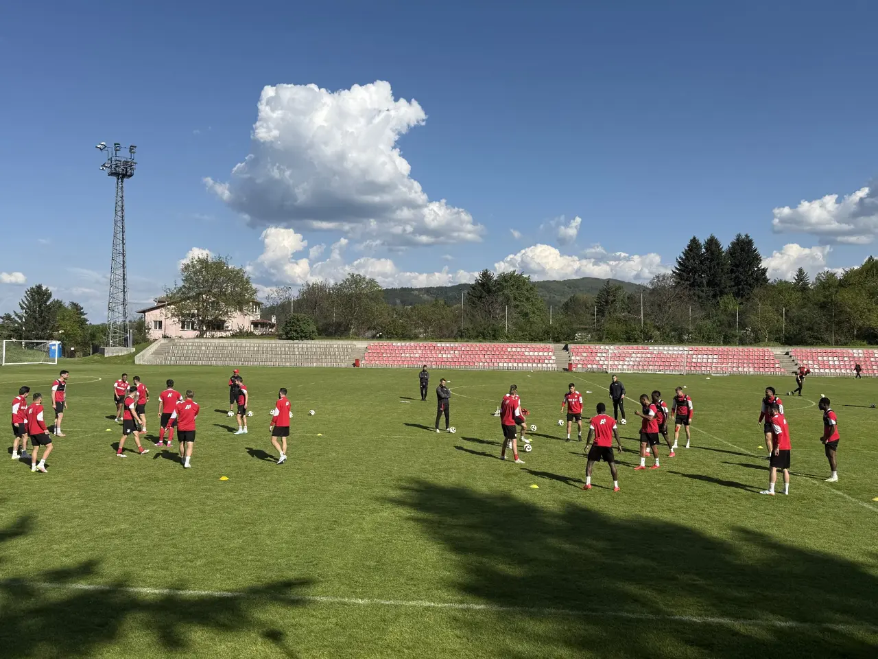 ЦСКА тренира / cska.bg 