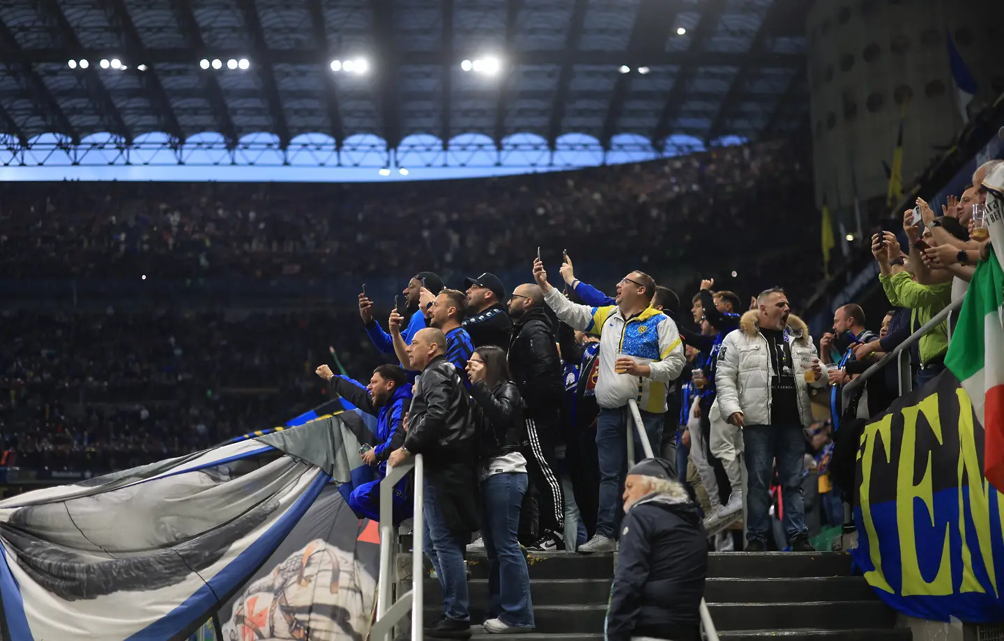 Тифозите на Интер срещу Барселона / Getty Images