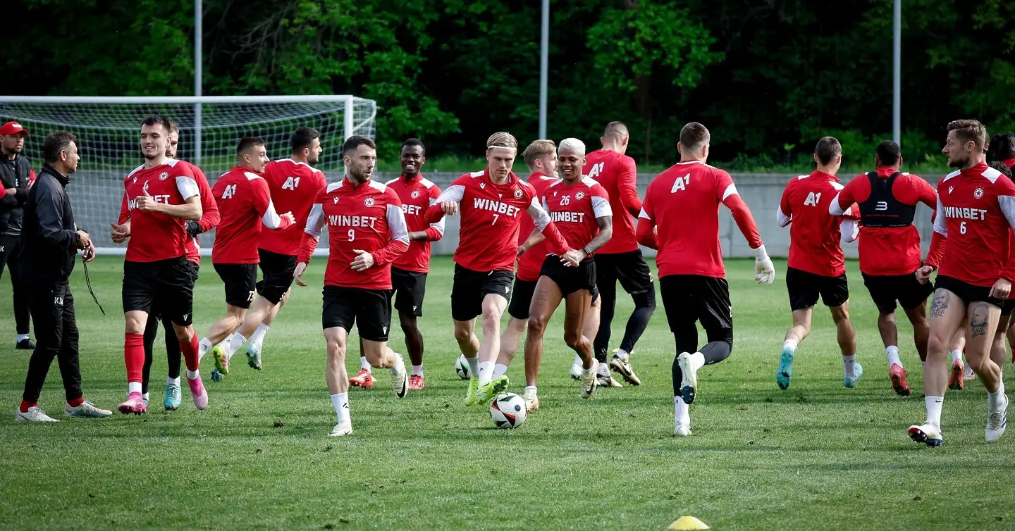ЦСКА тренира / facebook.com/cskasofiaofficial