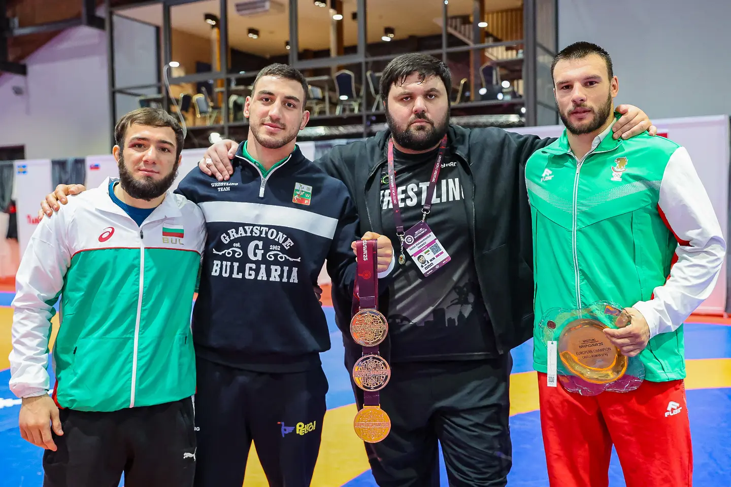 Сослан Фарниев, Семен Новиков, Кирли Милов и Абу-Муслим Амаев / startphoto.bg