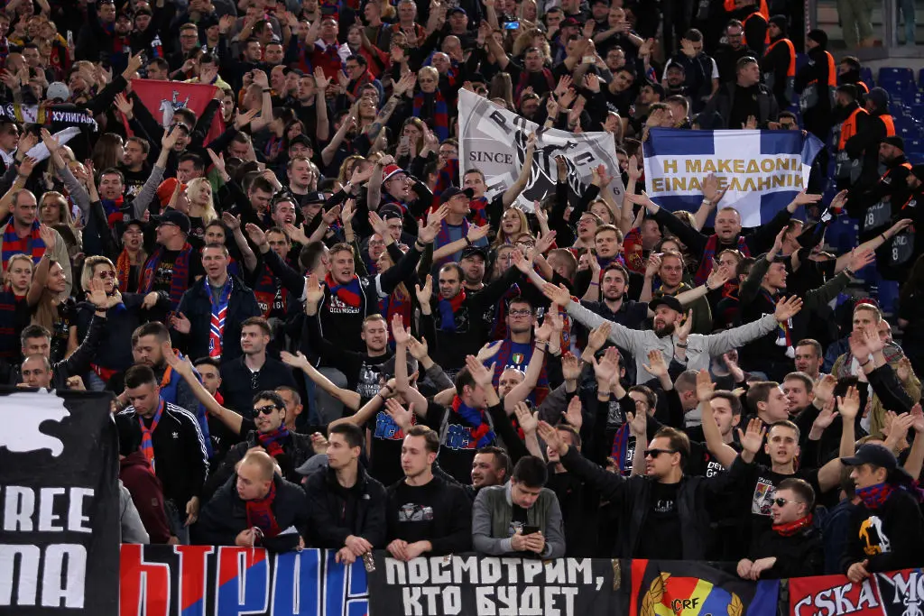 Фенове на ЦСКА Москва / Getty Images 