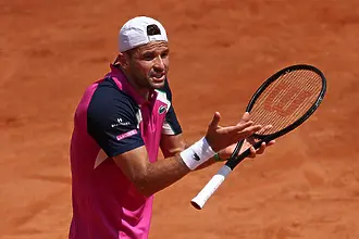 Контузия спря Григор Димитров на Ролан Гарос