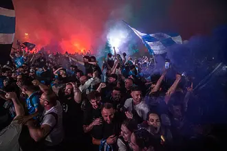 Еуфорията в Неапол ескалира: поне 39 ранени и няколко арестувани