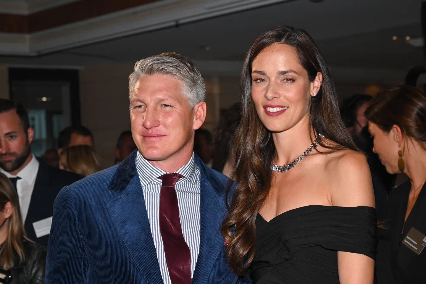 Ана Иванович и Бастиан Швайнщайгер / Getty Images
