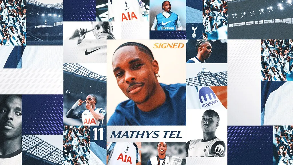 Матис Тел премина в Тотнъм за постоянно / www.tottenhamhotspur.com