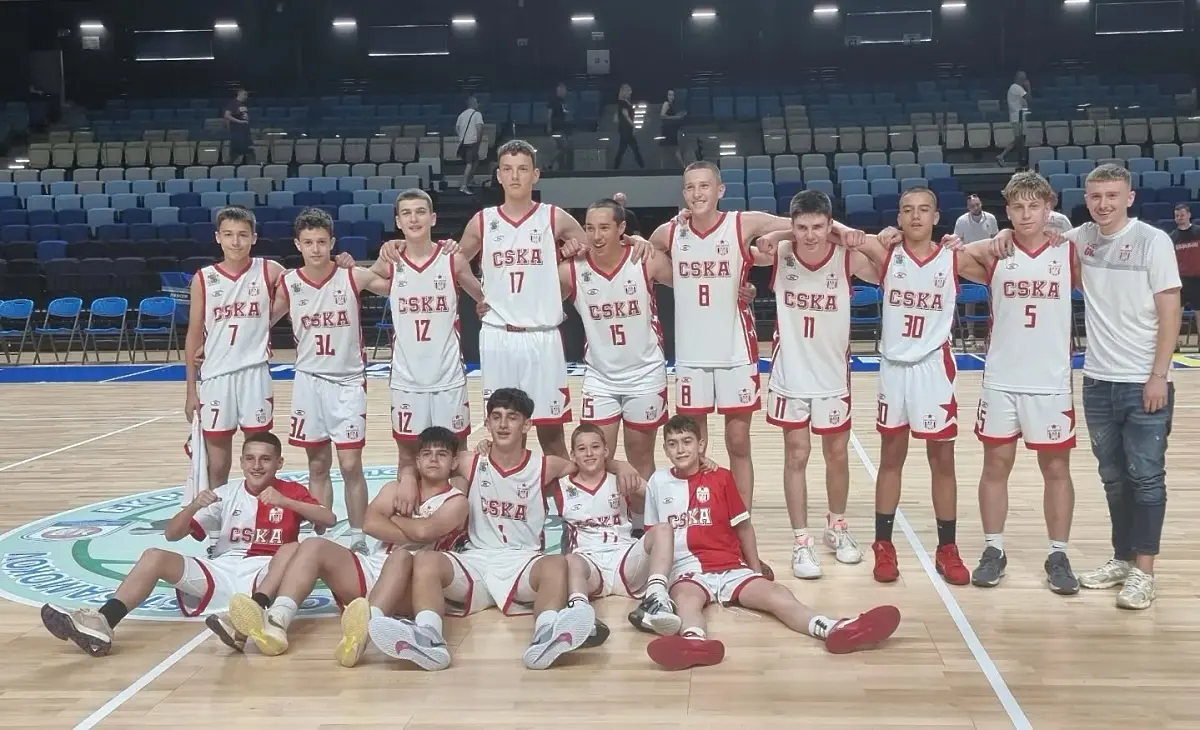 Баскетболистите на ЦСКА до 14 години / facebook.com/bf.basketball