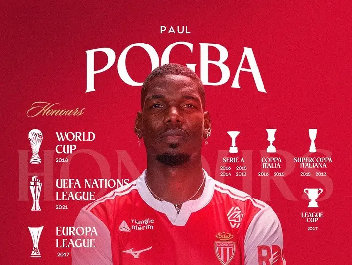 Пол Погба / x.com/AS_Monaco_EN