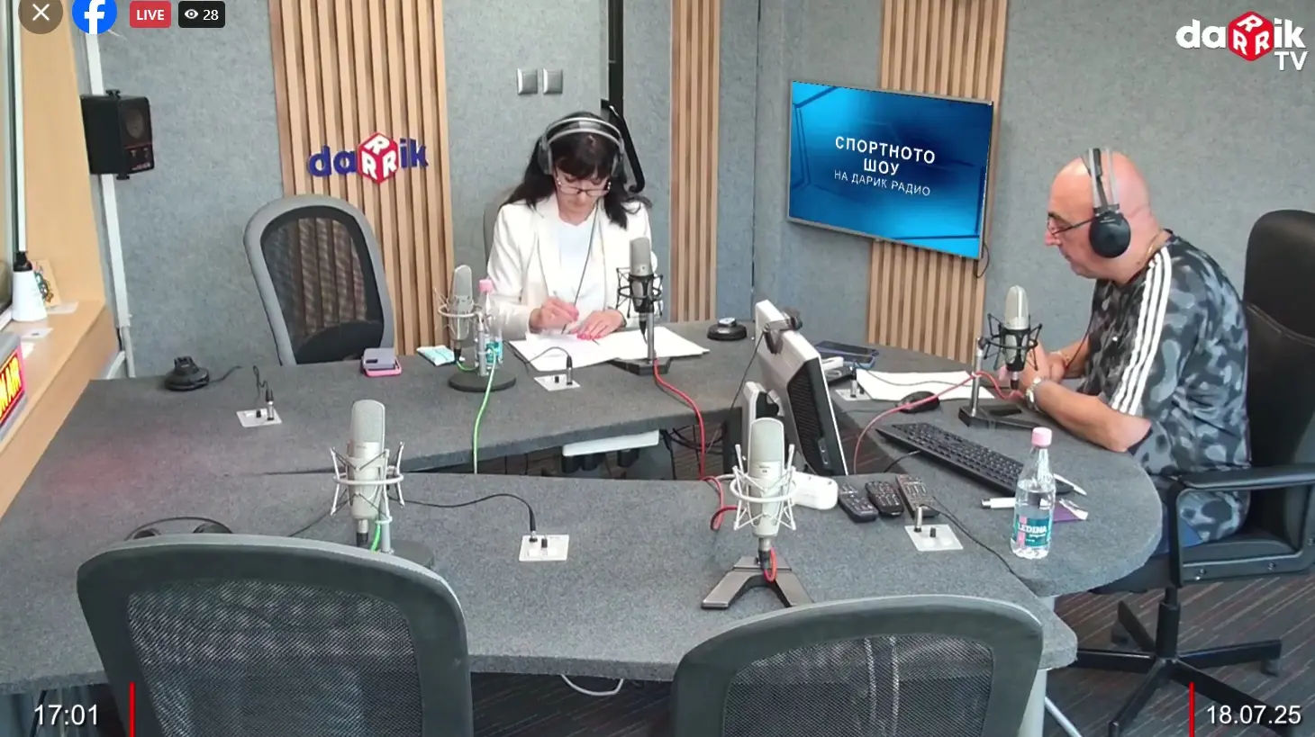 Гледайте Спортното шоу на Дарик - 18.07.2025