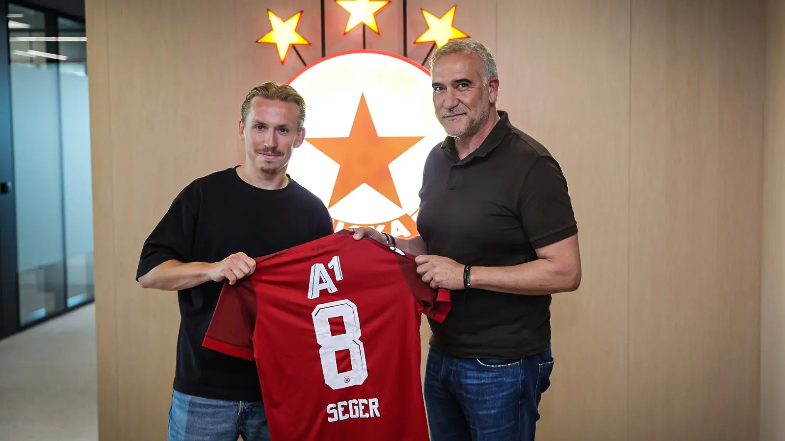 Давид Сегер и Пауло Нога / cska.bg