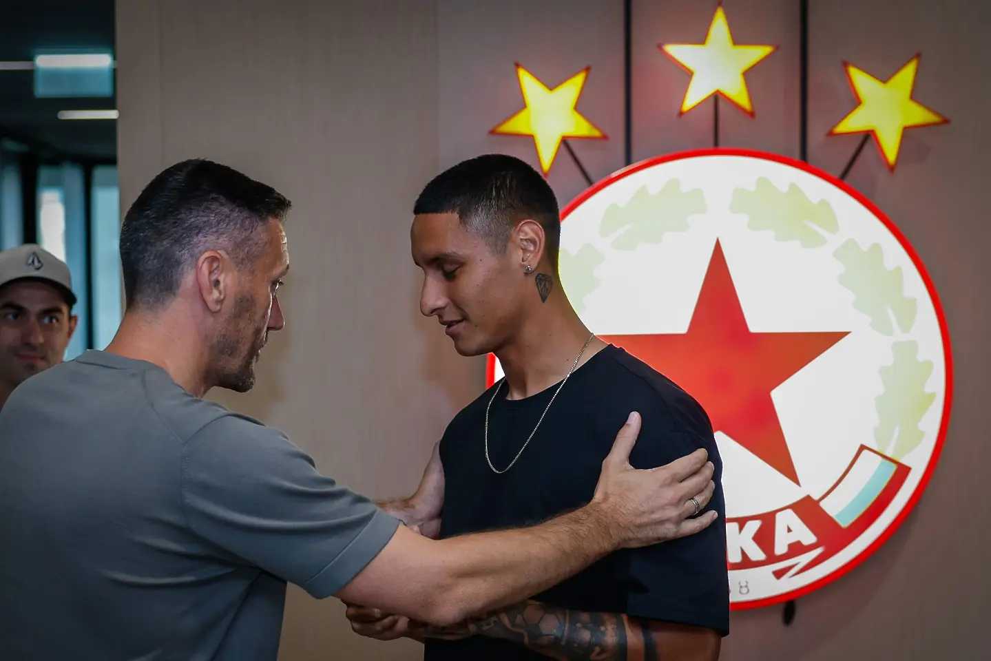 Леандро Годой и Душан Керкез / cska.bg 