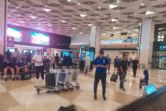 Левски вече е в Баку