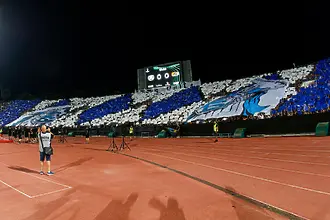 Левскарите с мащабна хореография срещу АЗ Алкмаар (ВИДЕО)