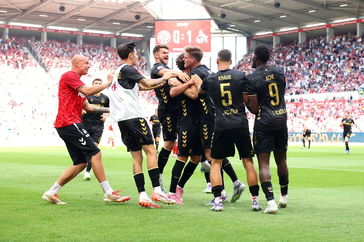Кьолн се завърна в Първа Бундеслига с победа (1:0) като гост на Майнц 05 / Getty Images