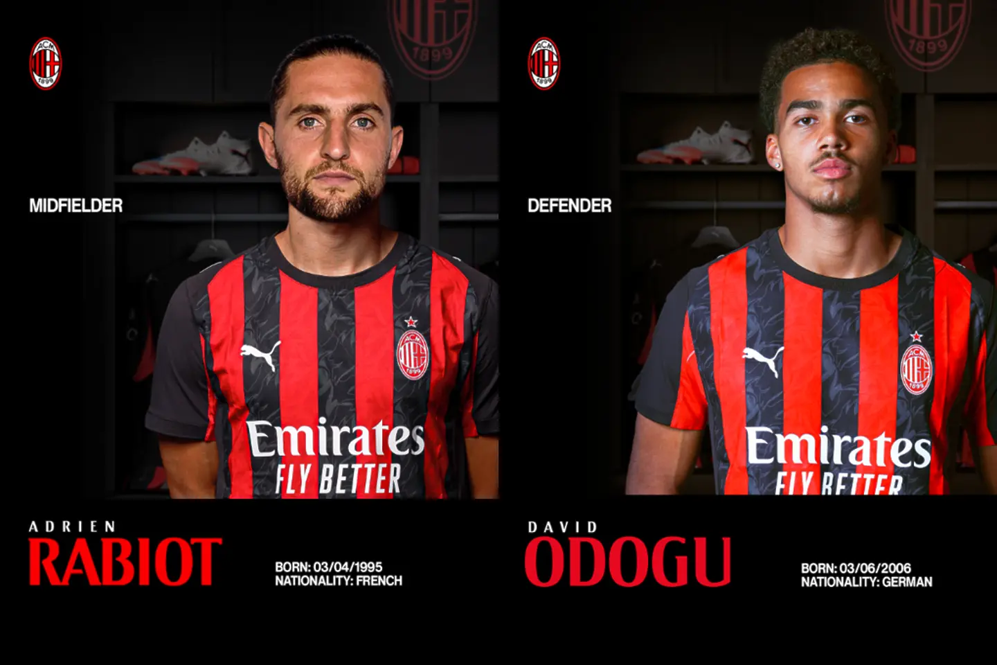 Милан привлече Адриен Рабио и Дадив Одогу / acmilan.com