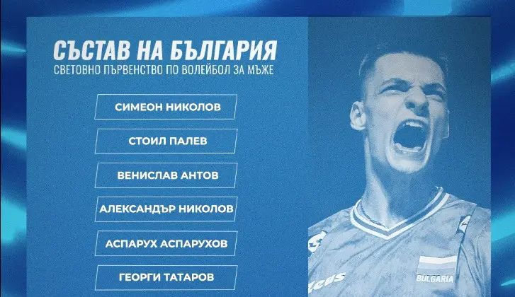 Ясен е съставът на България за Световното по волейбол във Филипините