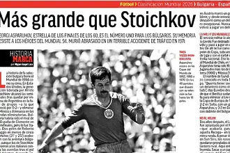 Marca със специална статия за Георги Аспарухов: По-голям от Стоичков