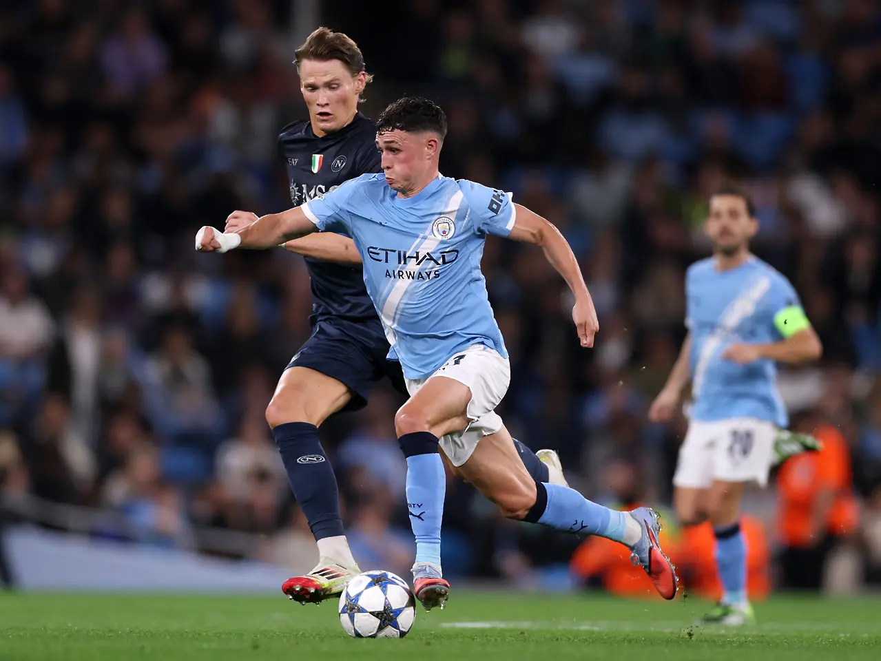 Фил Фодън, Скот Мактоминей, Манчестър Сити - Наполи / Getty Images