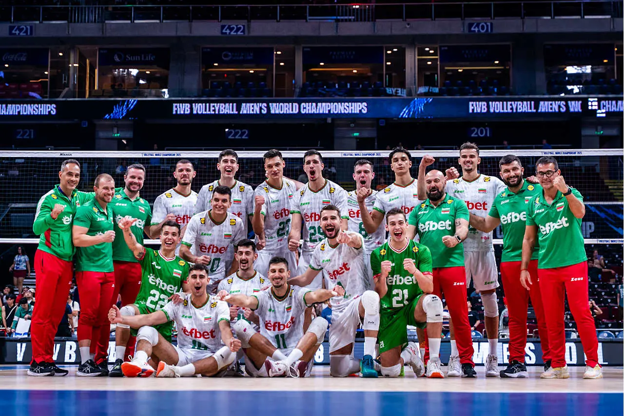 Български национален отбор по волейбол / volleyballworld.com
