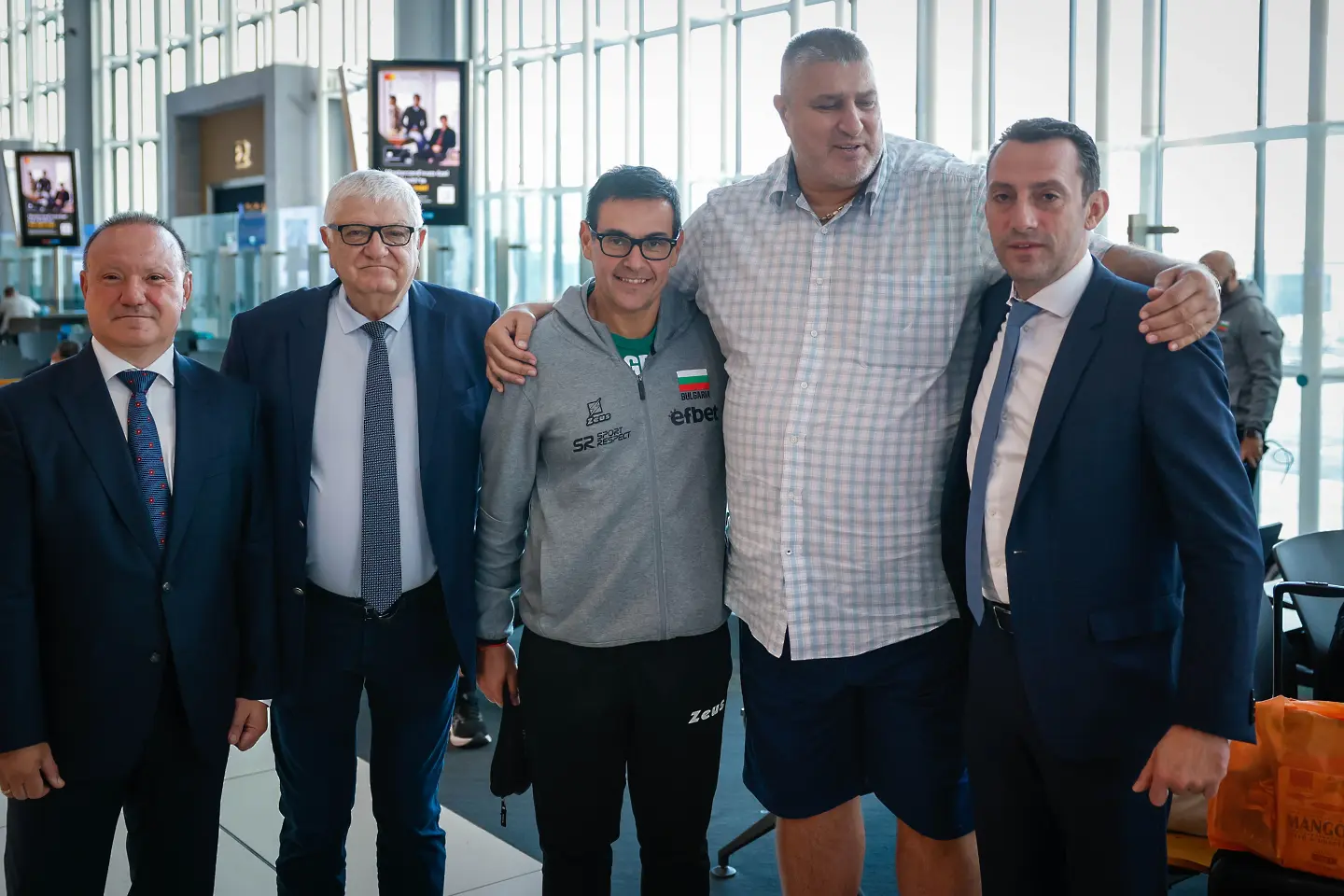 Джанлоренцо Бленджини, Любо Ганев и Иван Пешев / startphoto.bg 