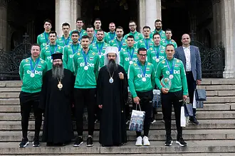 Патриархът поздрави и благослови световните вицешампиони 