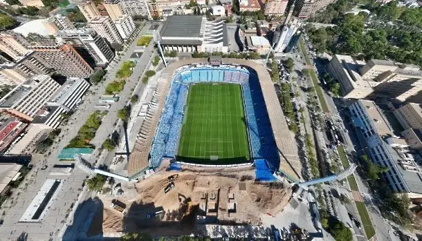 Емблематичният стадион на Сарагоса е напълно разрушен (ВИДЕО)
