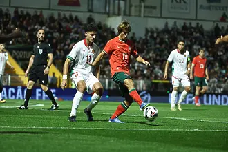 България U21 се противопостави на Португалия U21 само за едно полувреме