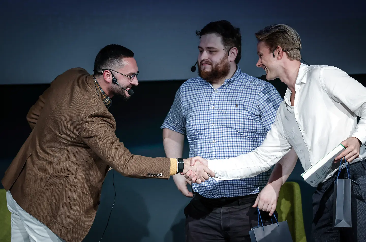 Джо Фостър и Ларс Гундерсен на Football Next 2 / startphoto.bg 