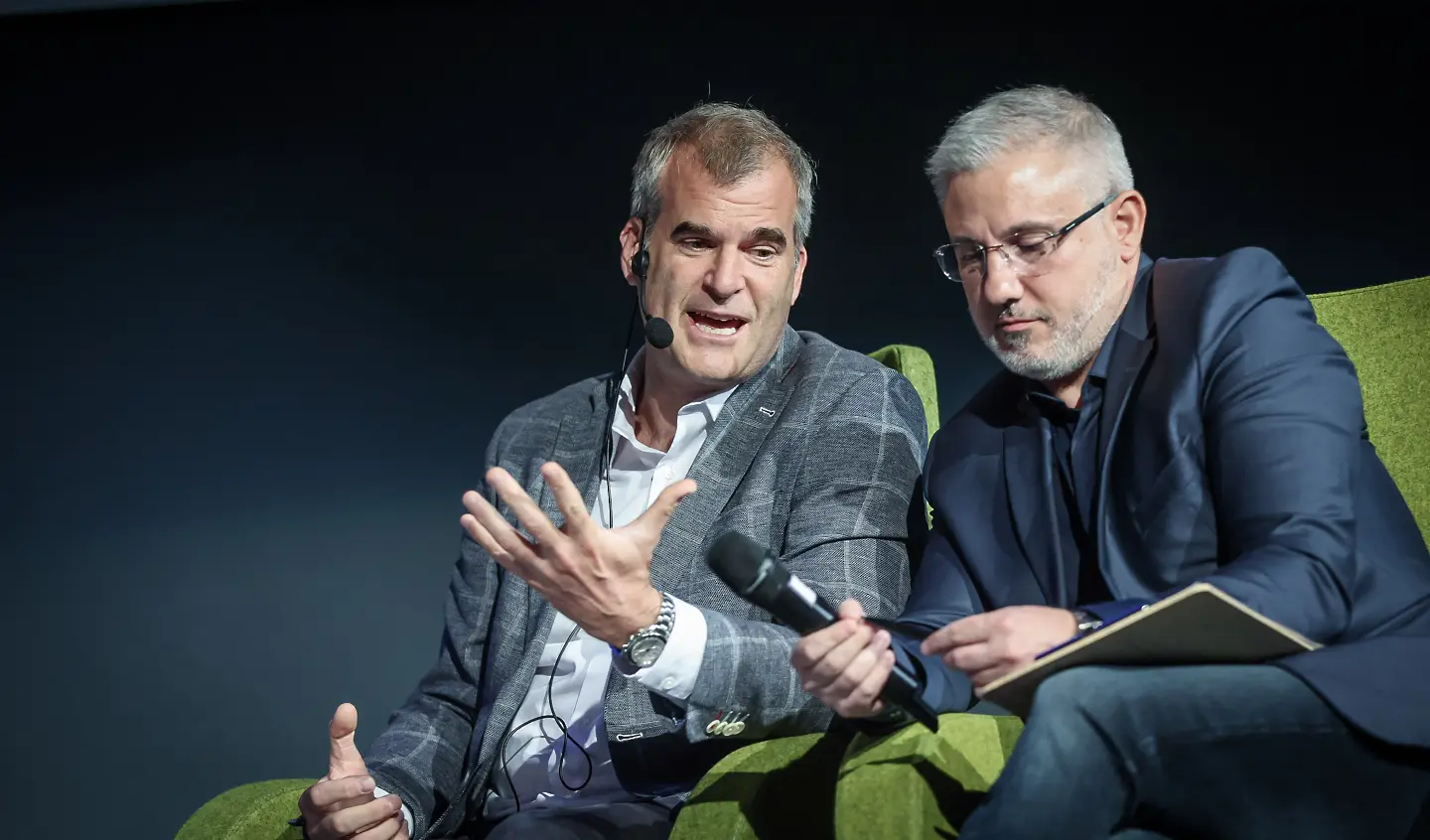 Матьо Морьой, Павел Колев на Football Next 2 / startphoto.bg 