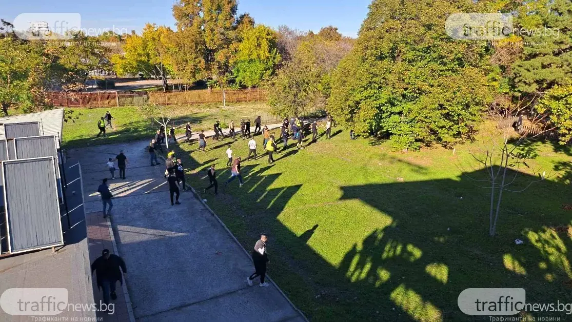 Бой между фенове на Спартак Пловдив и Славия / TrafficNews