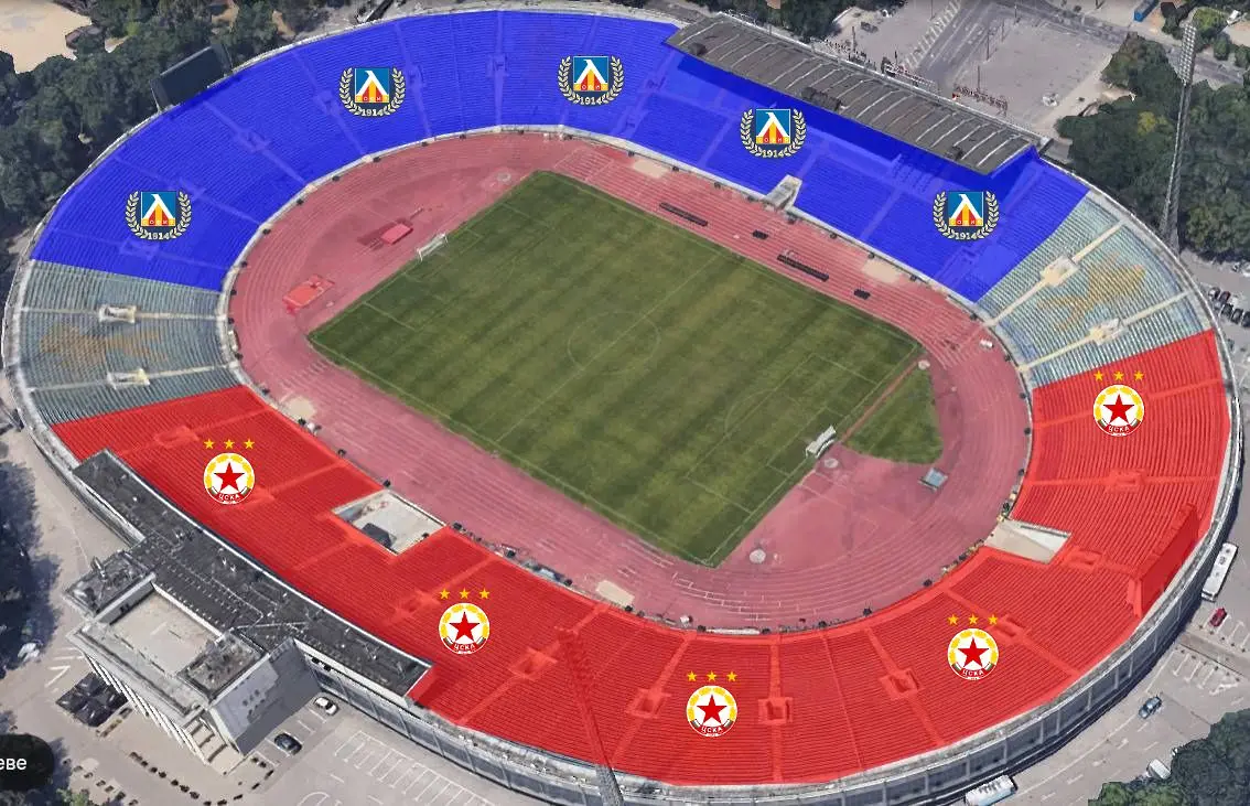 Затвориха само 6500 места за дербито Левски - ЦСКА