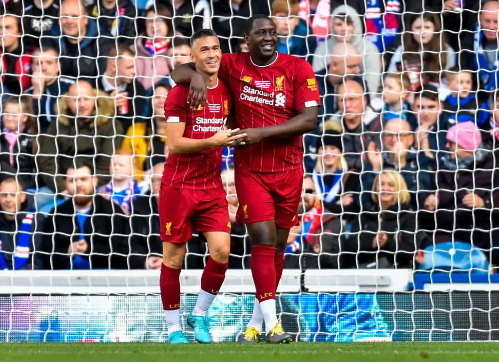 Емил Хески (вдясно) с критика към Мохамед Салах / Getty Images