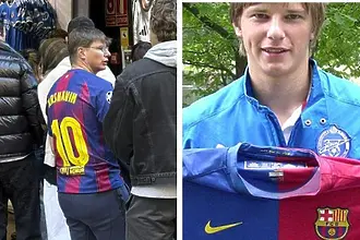 Андрей Аршавин обра точките - влезе в магазина на Реал Мадрид с фланелка на Барселона (ВИДЕО)