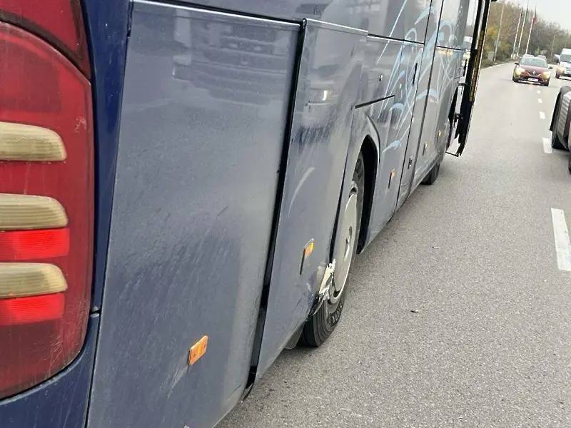 Автобусът на Ботев Враца / Снимка: bulnews.bg