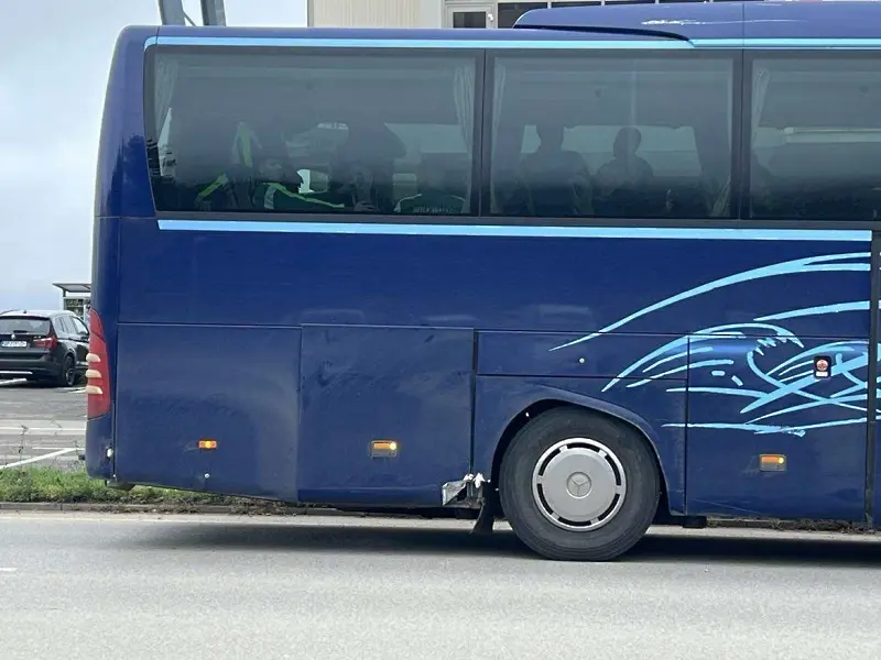 Автобусът на Ботев Враца / Снимка: bulnews.bg