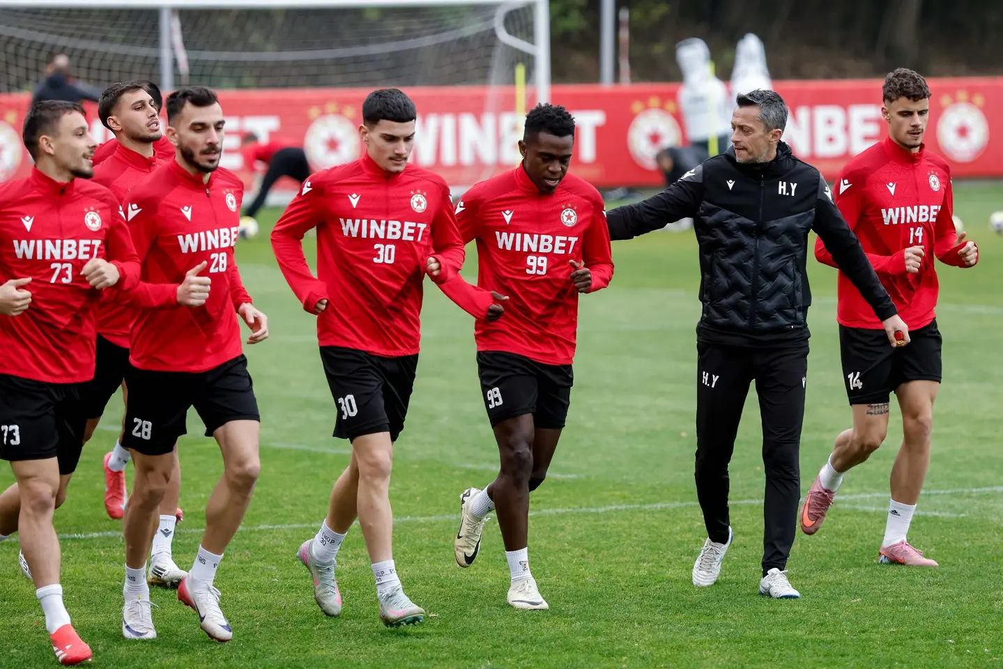 ЦСКА тренира / cska.bg 