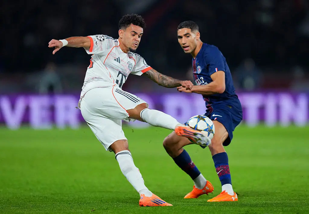 Луис Диас срещу Ашраф Хакими/ Getty Images