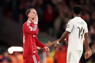 На живо: Ливърпул заслужено поведе срещу Реал Мадрид, 