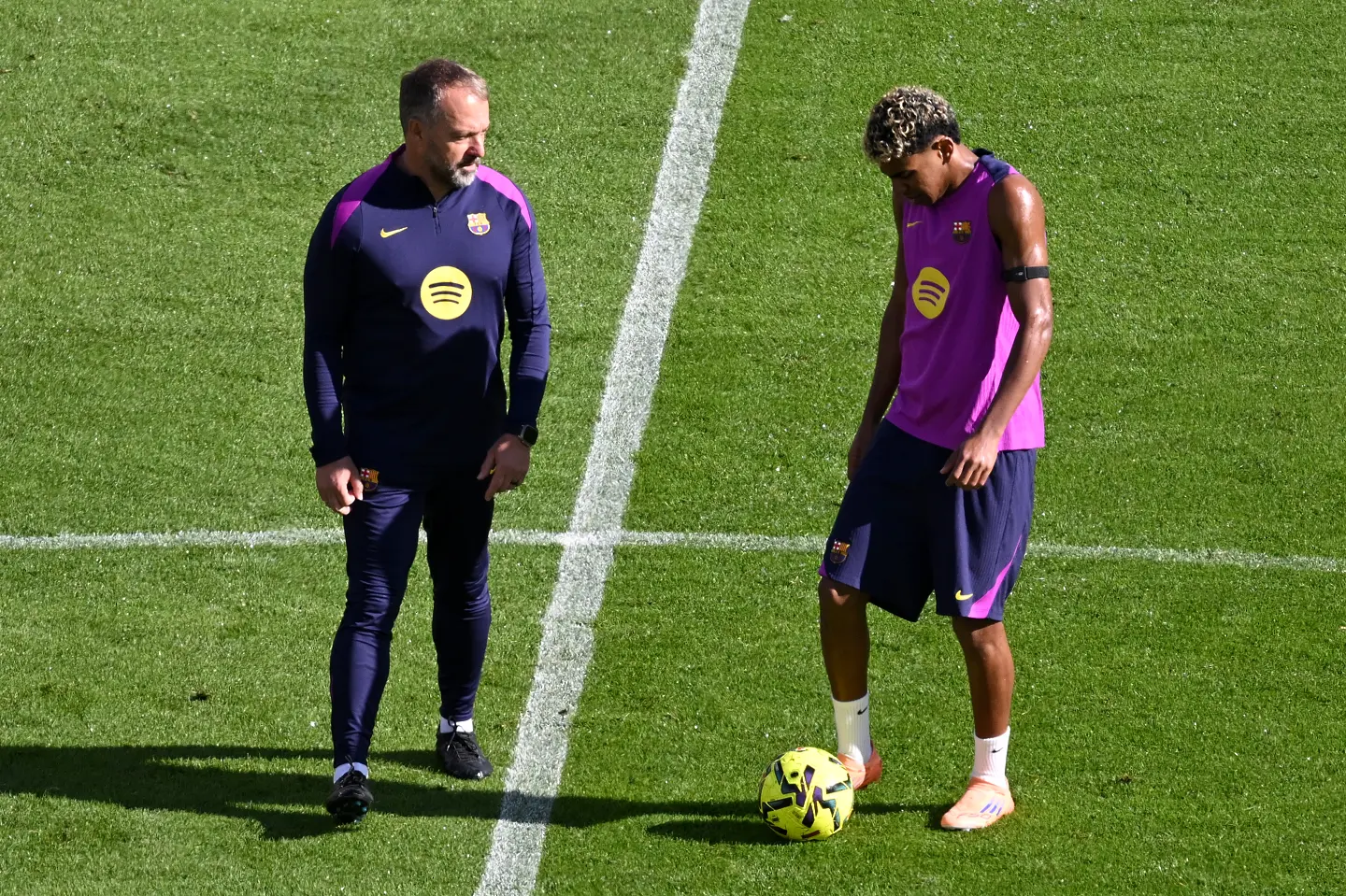 Ханзи Флик, Ламин Ямал / Getty Images