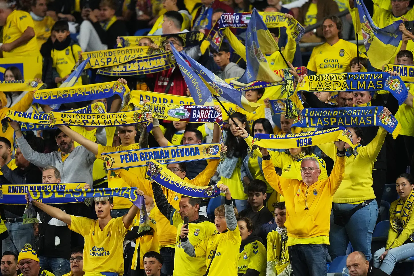Фенове на Лас Палмас / Getty Images