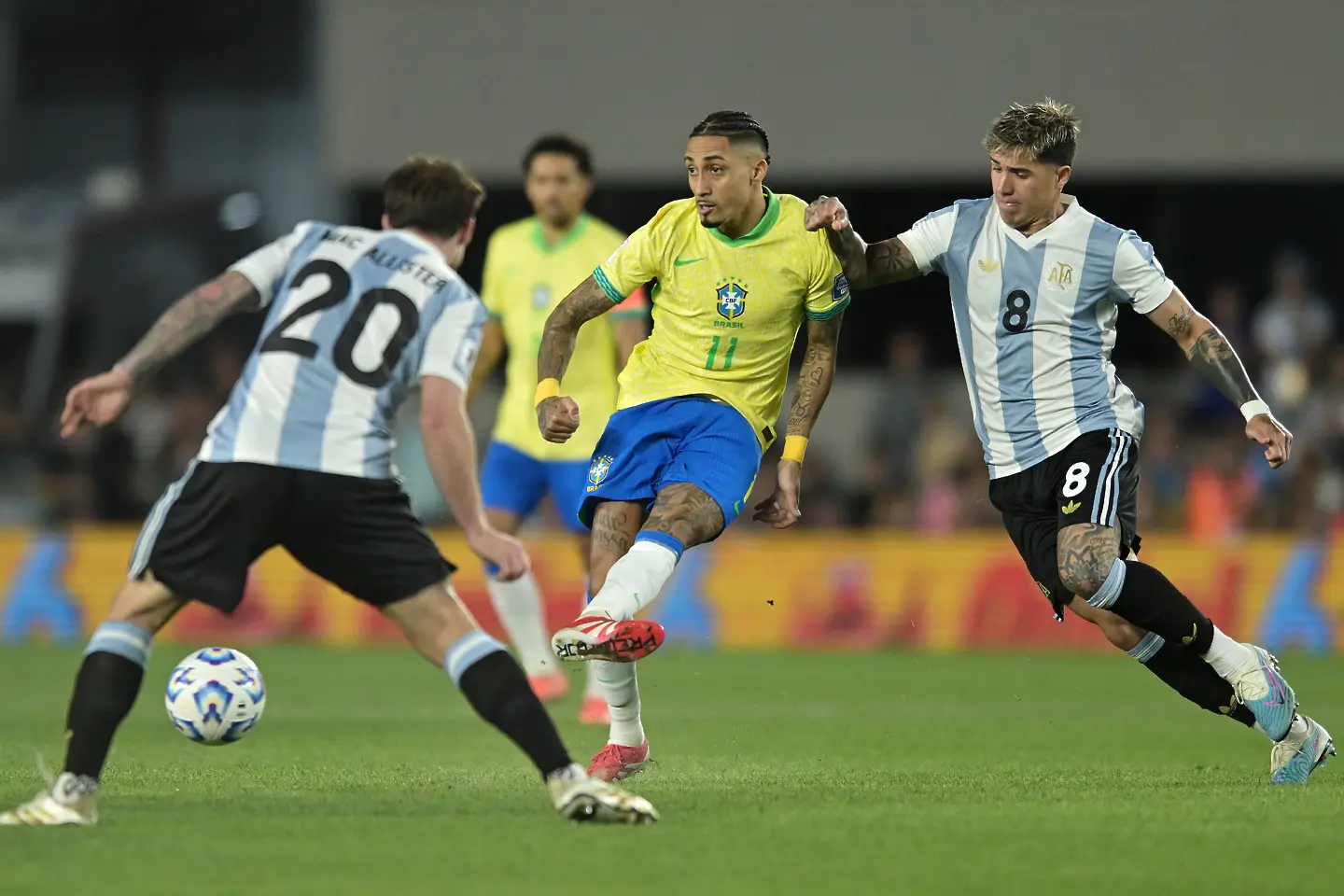 Рафиня, Енцо Фернандес, Аржентина - Бразилия / Getty Images