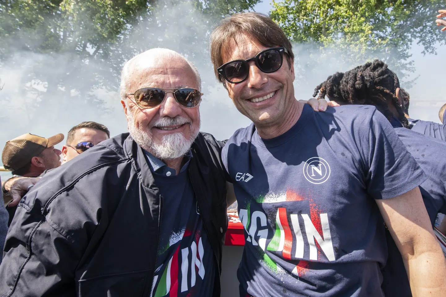 Аурелио де Лаурентис и Антонио Конте / Getty Images