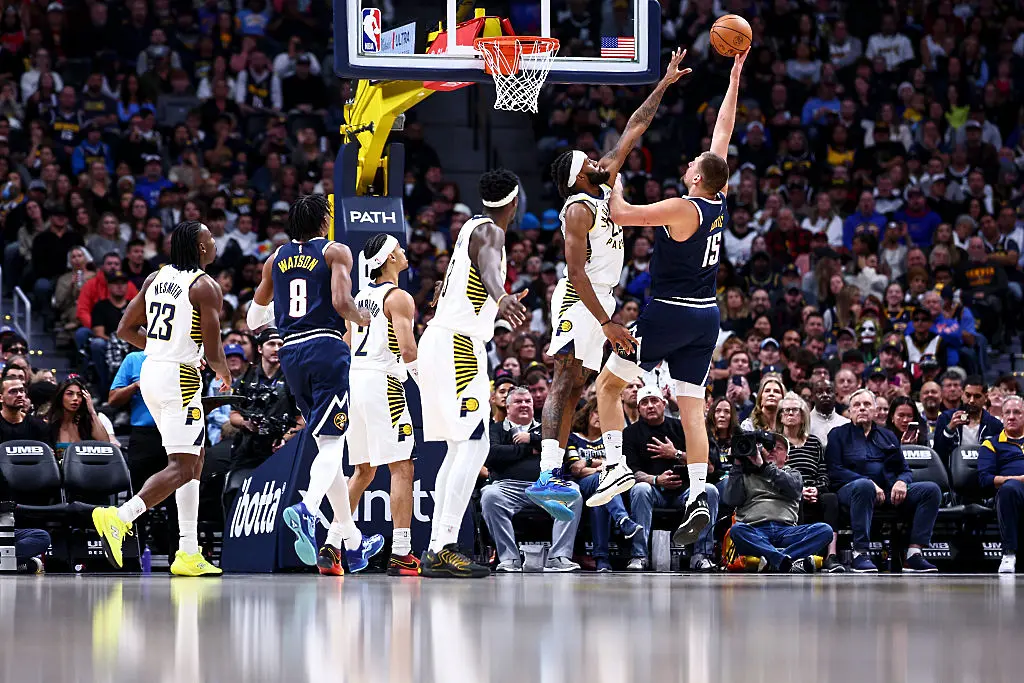 Никола Йокич срещу Индиана Пейсърс / Getty Images 