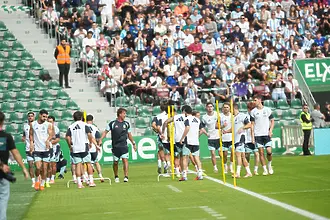 25 хиляди фенове на тренировката на Аржентина